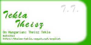tekla theisz business card